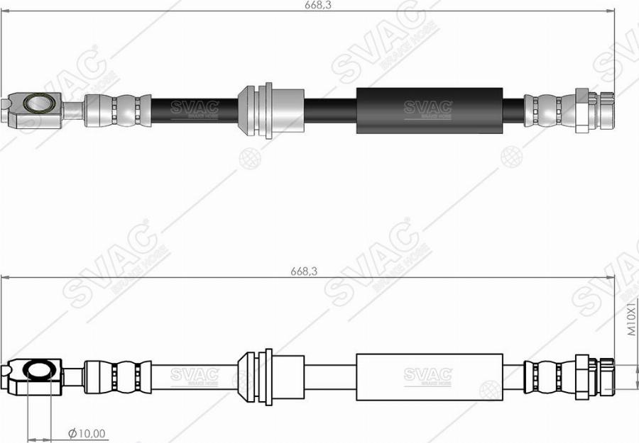 MOBILVERDE 50304408 - Brake Hose car-mod.net
