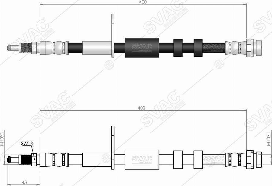 MOBILVERDE 50304473 - Brake Hose car-mod.net