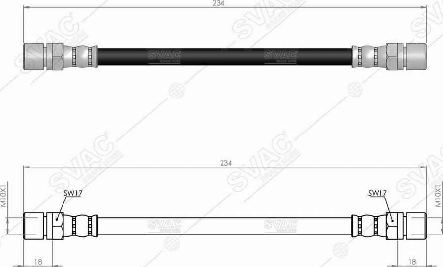 MOBILVERDE 50304571 - Brake Hose car-mod.net