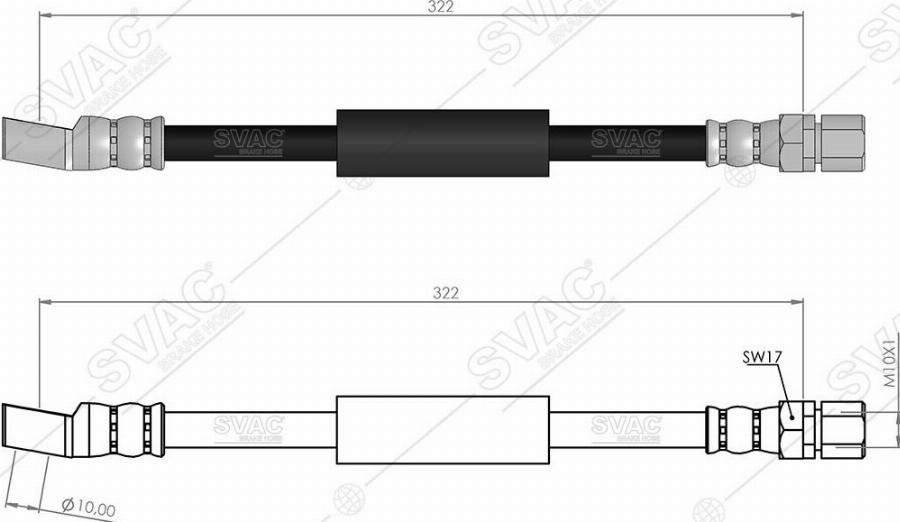 MOBILVERDE 50304572 - Brake Hose car-mod.net