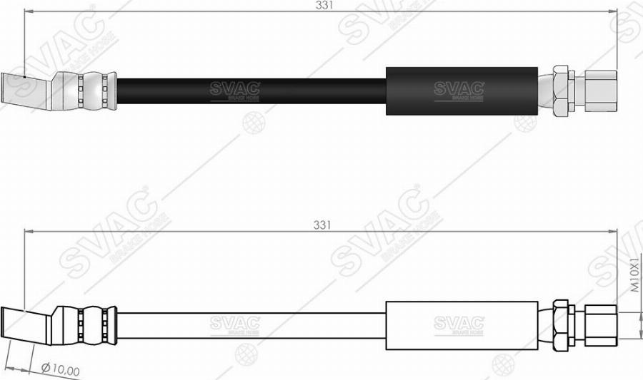 MOBILVERDE 50304657 - Brake Hose car-mod.net