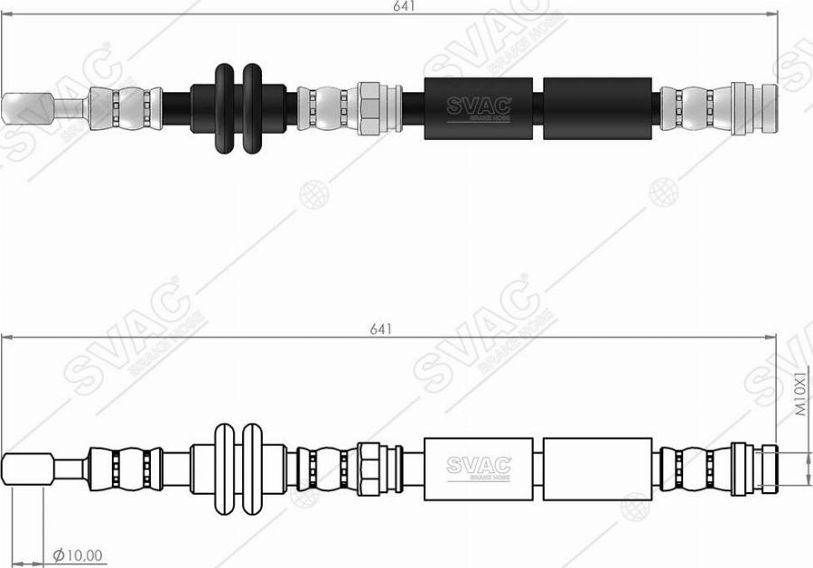 MOBILVERDE 50304854 - Brake Hose car-mod.net