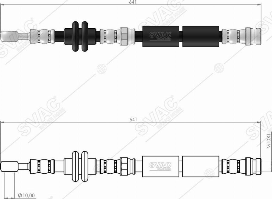 MOBILVERDE 50304855 - Brake Hose car-mod.net