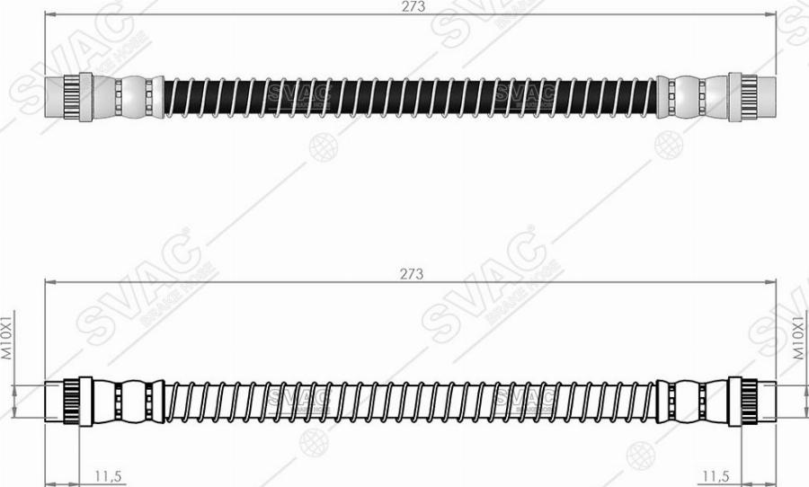 MOBILVERDE 50304878 - Brake Hose car-mod.net