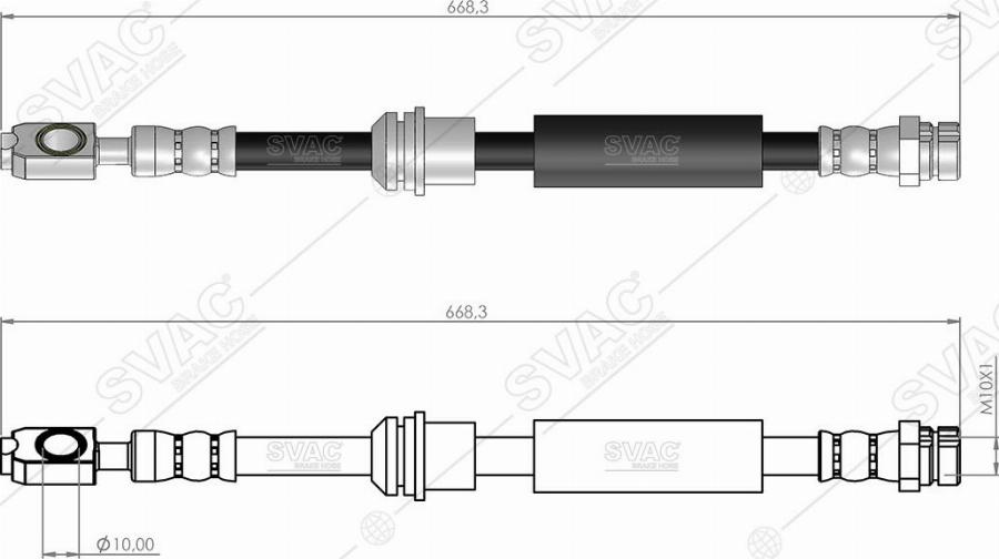 MOBILVERDE 50304342 - Brake Hose car-mod.net