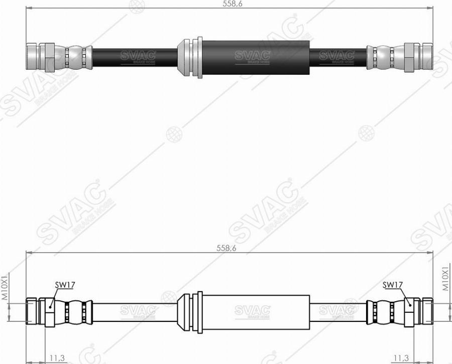 MOBILVERDE 50304302 - Brake Hose car-mod.net