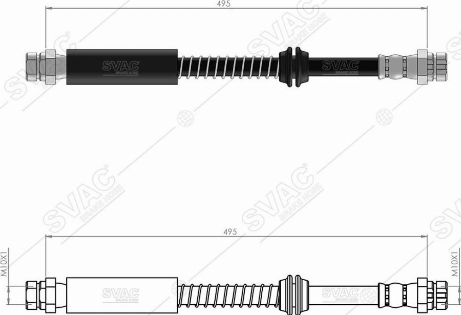 MOBILVERDE 50304294 - Brake Hose car-mod.net