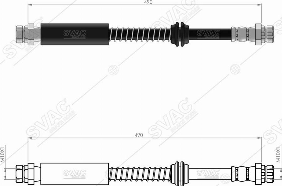 MOBILVERDE 50304295 - Brake Hose car-mod.net