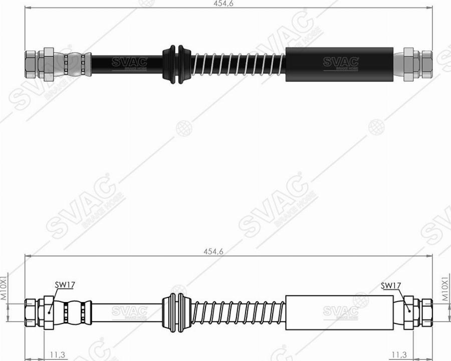 MOBILVERDE 50304296 - Brake Hose car-mod.net