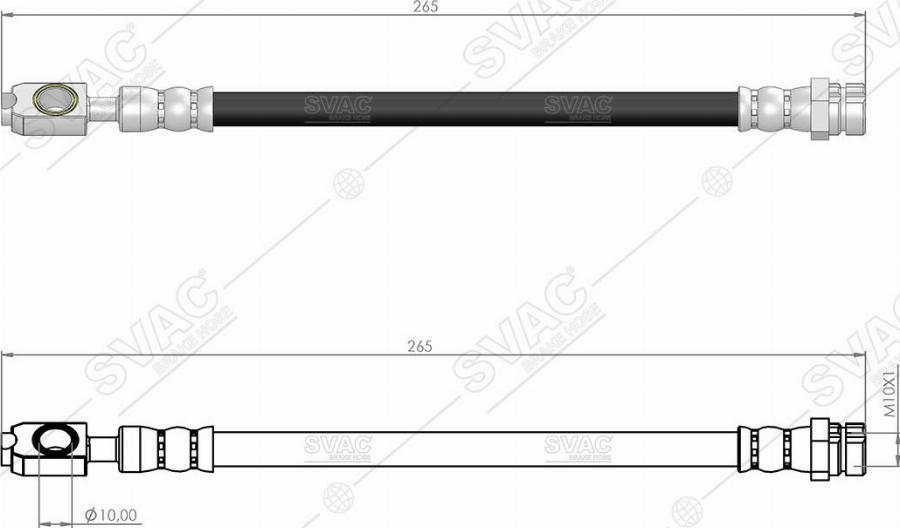 MOBILVERDE 50304280 - Brake Hose car-mod.net