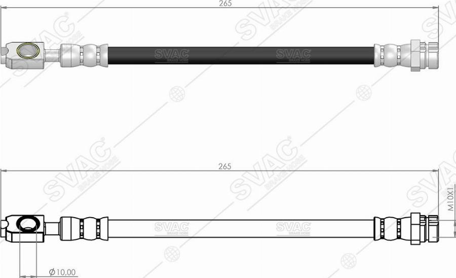 MOBILVERDE 50304281 - Brake Hose car-mod.net