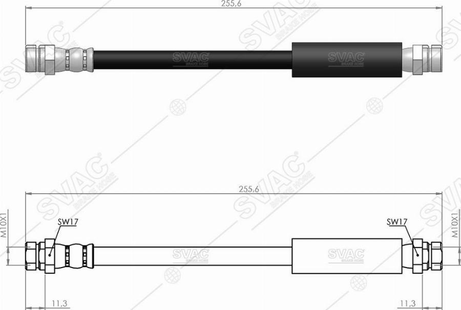 MOBILVERDE 50304279 - Brake Hose car-mod.net