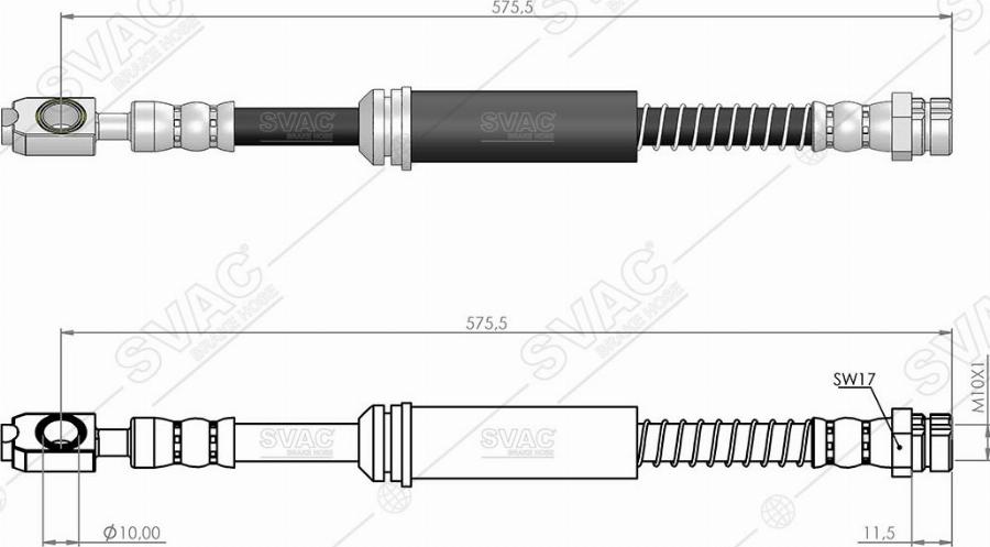 MOBILVERDE 50304277 - Brake Hose car-mod.net