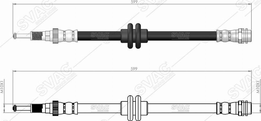 MOBILVERDE 50304736 - Brake Hose car-mod.net