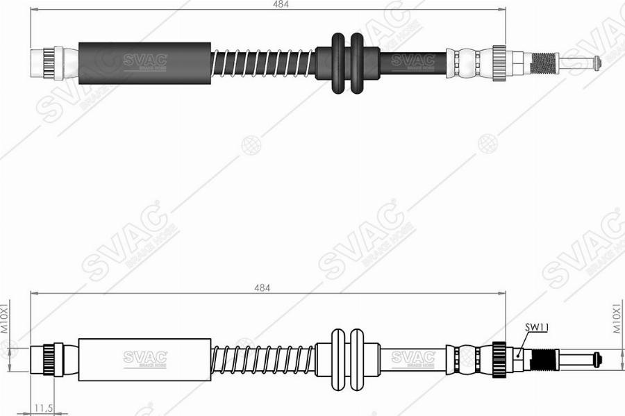 MOBILVERDE 50305903 - Brake Hose car-mod.net