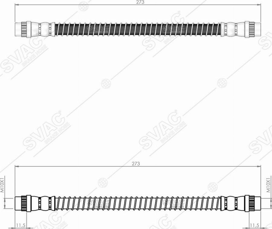 MOBILVERDE 50305902 - Brake Hose car-mod.net