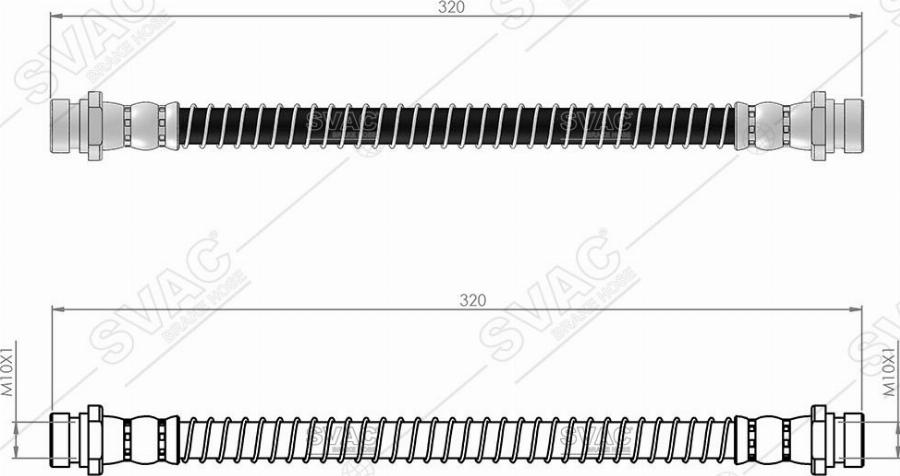 MOBILVERDE 50305080 - Brake Hose car-mod.net