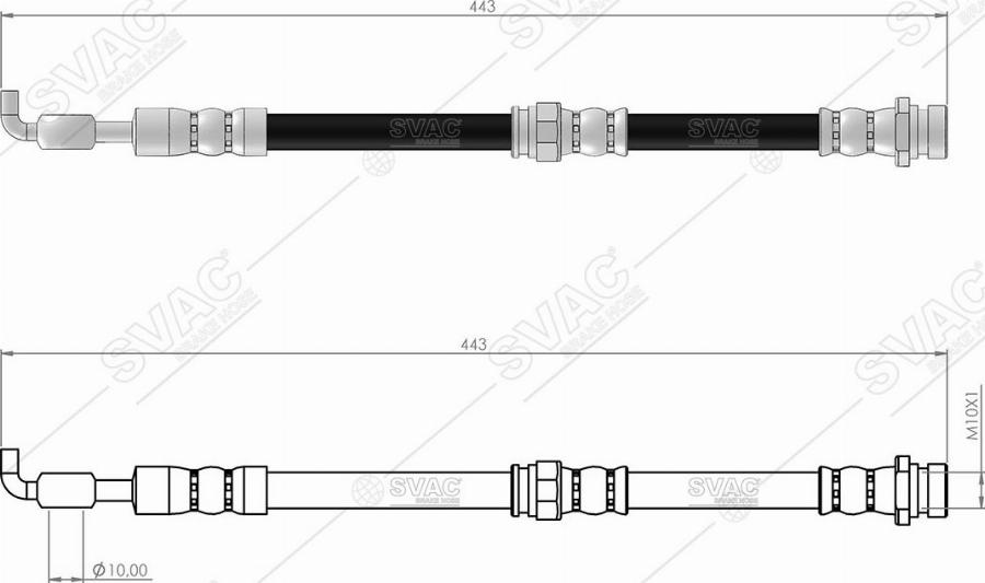 MOBILVERDE 50305082 - Brake Hose car-mod.net