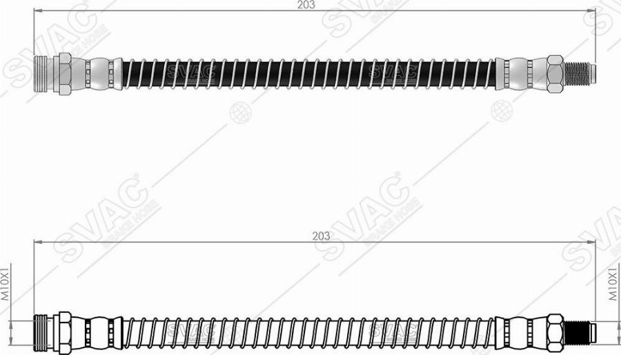 MOBILVERDE 50305079 - Brake Hose car-mod.net