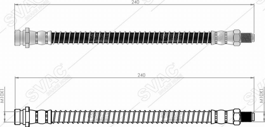 MOBILVERDE 50305078 - Brake Hose car-mod.net
