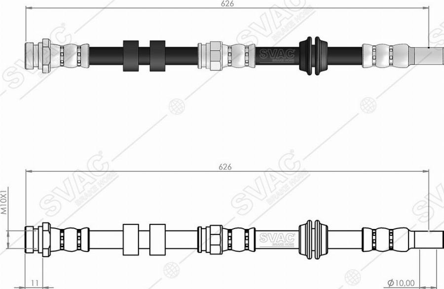 MOBILVERDE 50305072 - Brake Hose car-mod.net