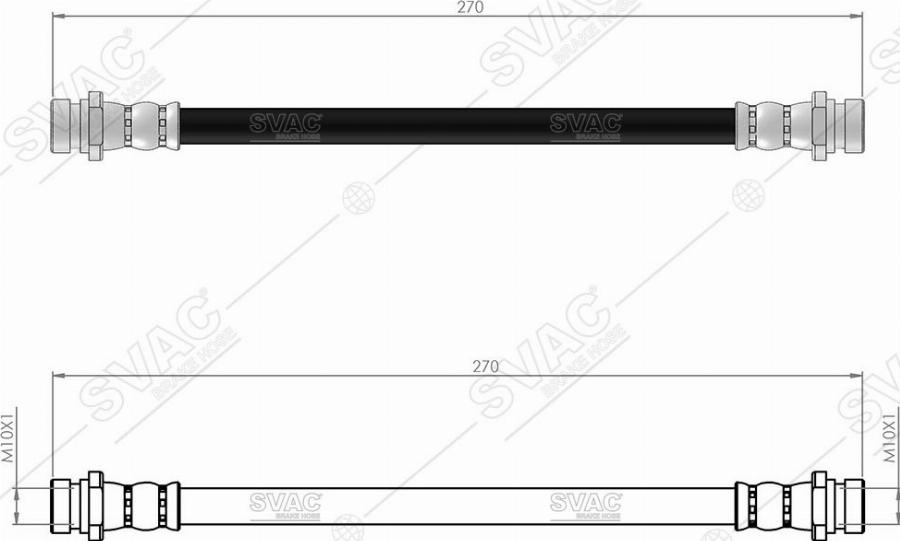 MOBILVERDE 50305106 - Brake Hose car-mod.net