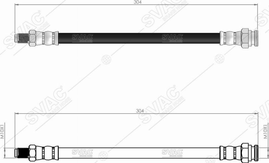 MOBILVERDE 50305103 - Brake Hose car-mod.net