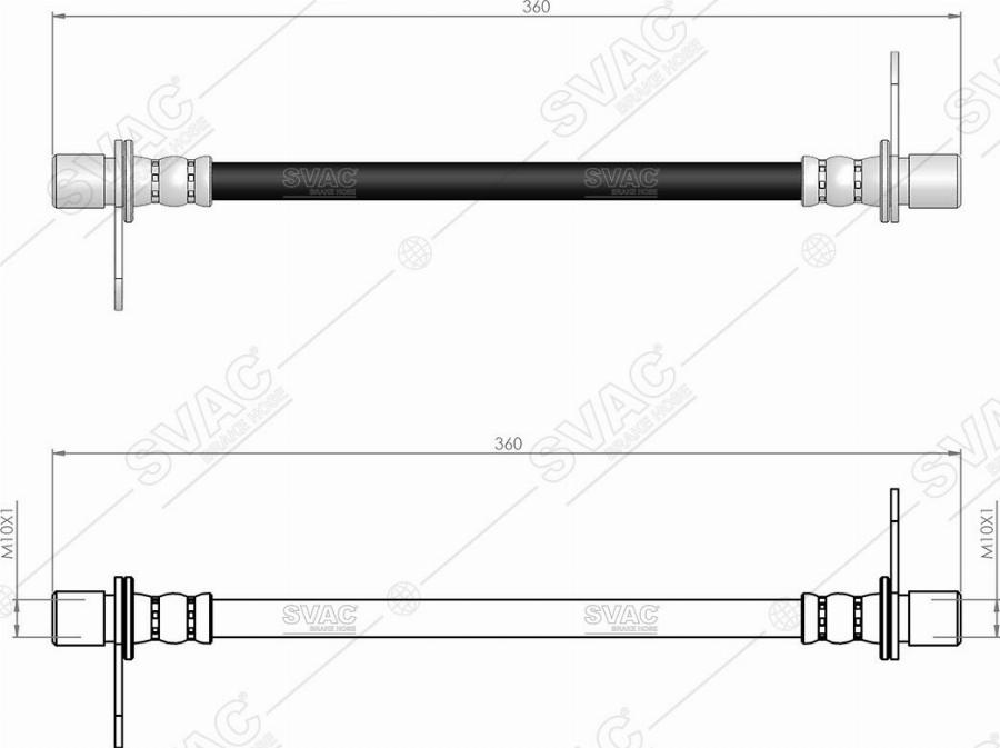 MOBILVERDE 50305133 - Brake Hose car-mod.net