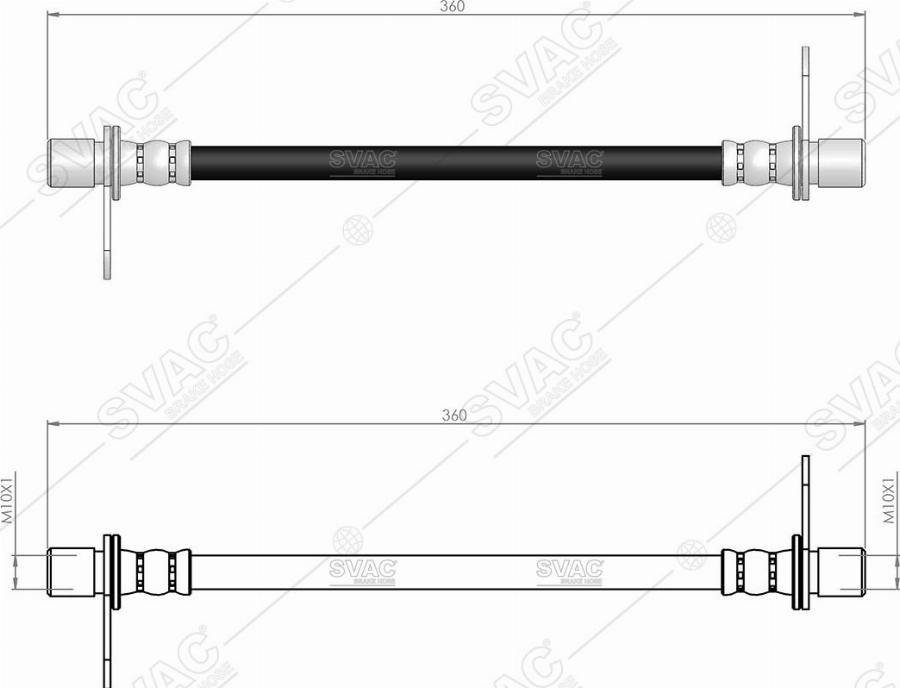 MOBILVERDE 50305132 - Brake Hose car-mod.net