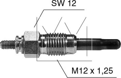 MONARK 090 507 010 - Glow Plug car-mod.net