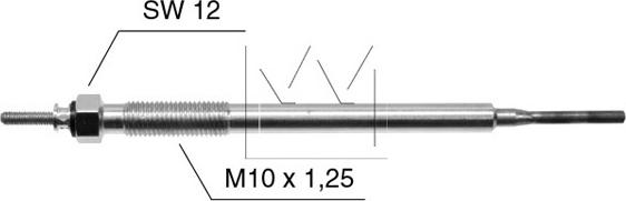MONARK 090507125 - Glow Plug car-mod.net