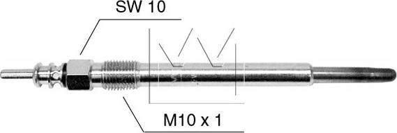 MONARK 090708009 - Glow Plug car-mod.net