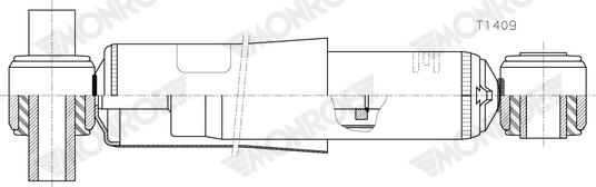 MONROE T1409 - Shock Absorber car-mod.net