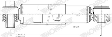 MONROE T1422 - Shock Absorber car-mod.net