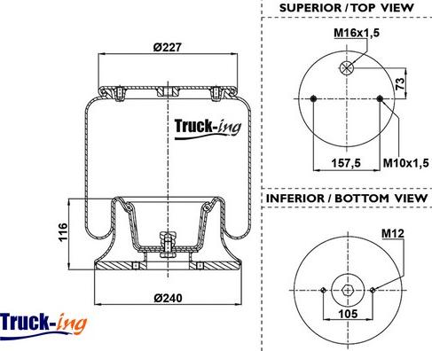 Montcada 0293940 - Bellow, air suspension car-mod.net