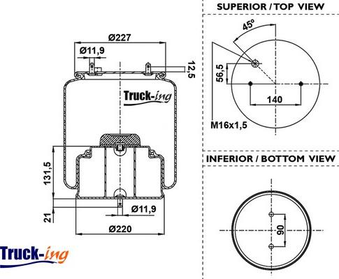 Montcada 0293545 - Bellow, air suspension car-mod.net