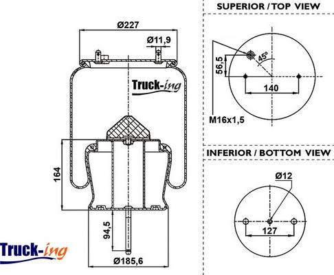Montcada 0293555 - Bellow, air suspension car-mod.net