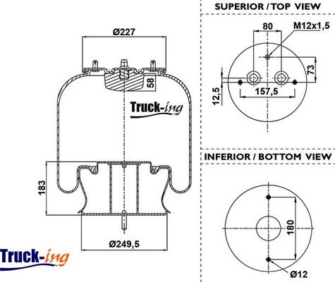 Montcada 0293550 - Bellow, air suspension car-mod.net