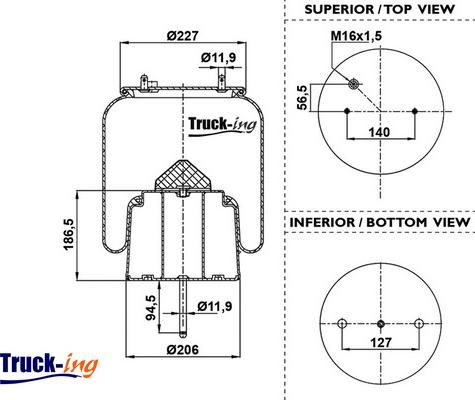 Montcada 0293575 - Bellow, air suspension car-mod.net