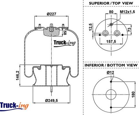 Montcada 0293615 - Bellow, air suspension car-mod.net