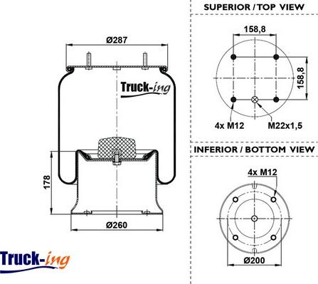Montcada 0293040 - Bellow, air suspension car-mod.net