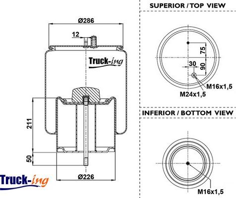 Montcada 0293185 - Bellow, air suspension car-mod.net