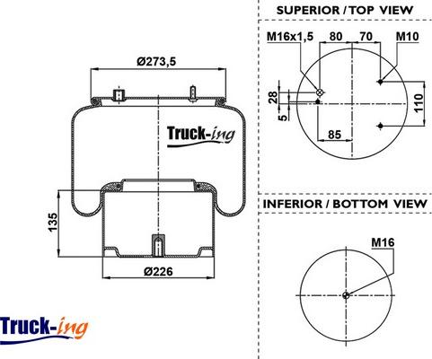 Montcada 0293210 - Bellow, air suspension car-mod.net