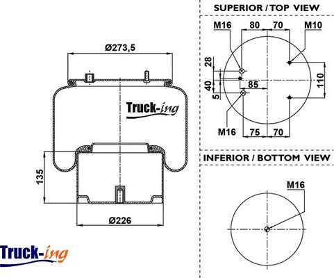 Montcada 0293230 - Bellow, air suspension car-mod.net