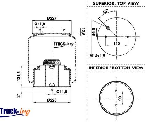 Montcada 0293740 - Bellow, air suspension car-mod.net