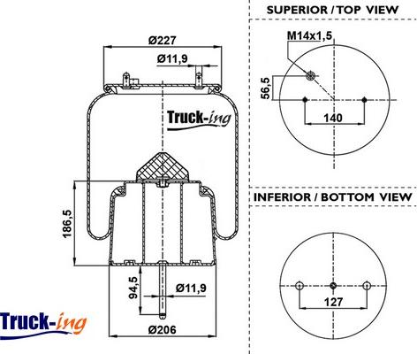 Montcada 0293750 - Bellow, air suspension car-mod.net