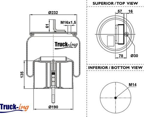 Montcada 0293782 - Bellow, air suspension car-mod.net