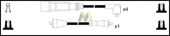Motaquip LDRL1594 - Ignition Cable Kit car-mod.net