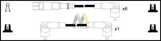 Motaquip LDRL1665 - Ignition Cable Kit car-mod.net