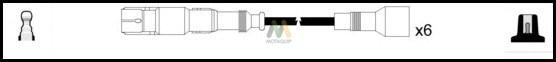 Motaquip LDRL1146 - Ignition Cable Kit car-mod.net